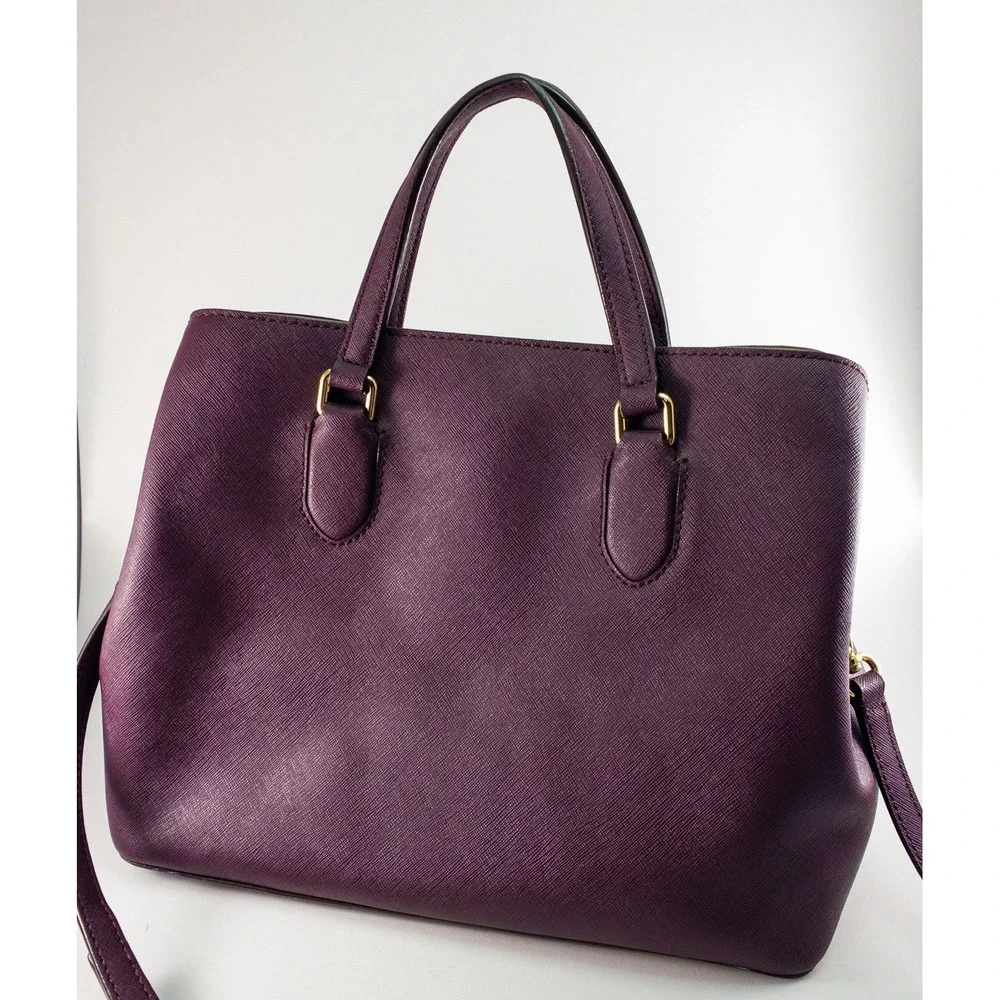 Kate Spade Laurel Way Evangelie Crossbody Bag, Mahogany Mulled Wine Plum Leather